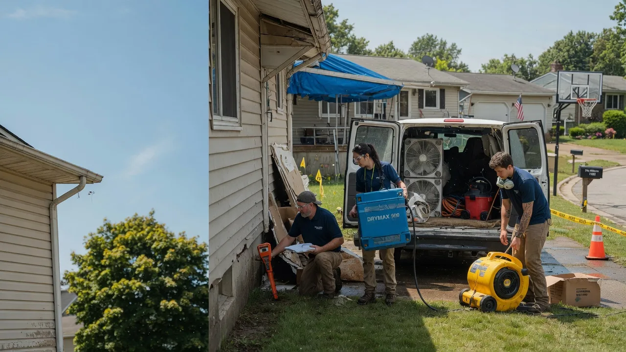 Ceiling Leak Cleanup in Millersburg, OH near me